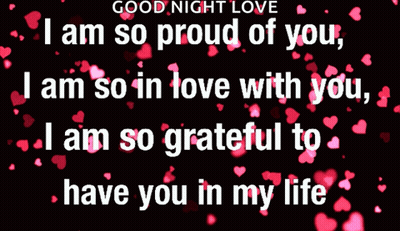 Good Night Love Proud Of You Grateful GIF