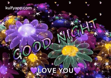 Good Night Love You Greeting Card GIF
