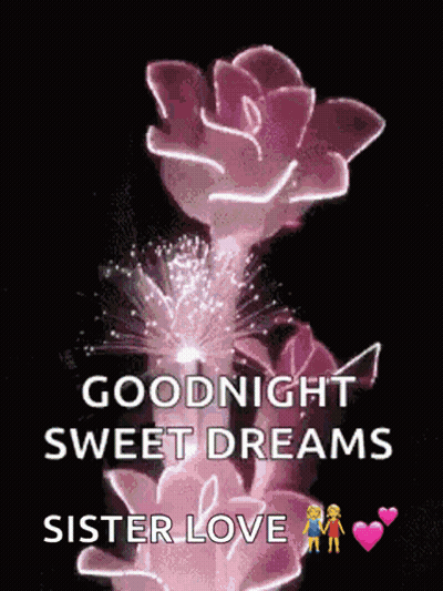 Good Night Love You Handsome Pink Hearts GIF