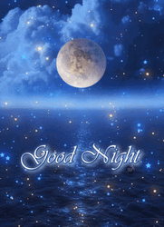 Good Night Moon Sea GIF