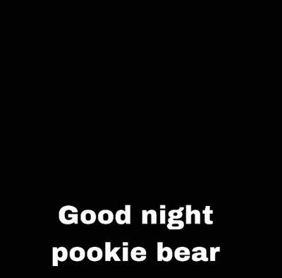 Good Night Pookie Bear GIF