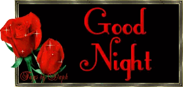 Good Night Rose Sticker