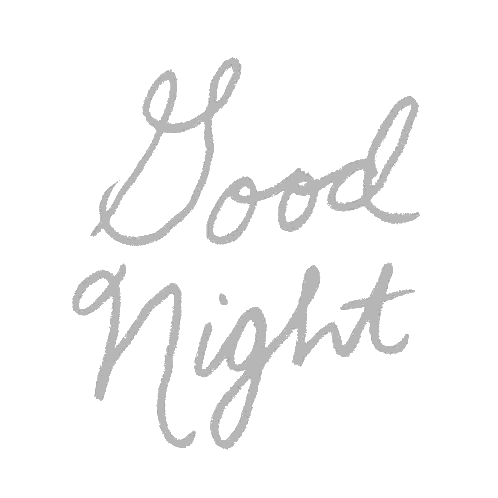 Good Night Sign With Star Sticker