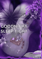 Good Night Sleep Tight Electric Guitar White