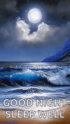 Good Night Sleep Well Majestic Ocean GIF