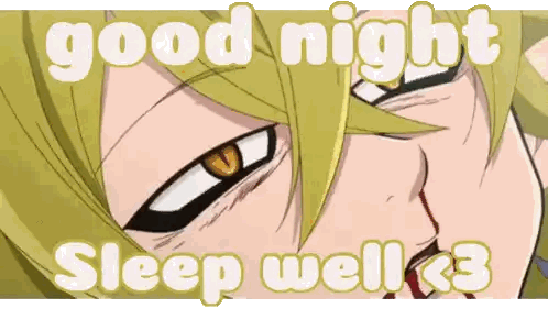 Good Night Sleep Well Poster Sticker