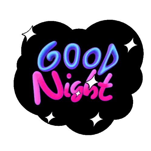 Good Night Sticker