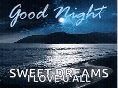 Good Night Sweet Dreams Beach GIF
