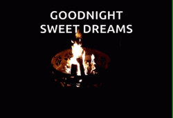 Good Night Sweet Dreams Fire Pit GIF