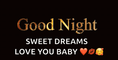 Good Night Sweet Dreams Love You Baby Greeting Card GIF