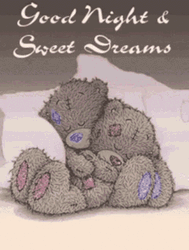 Good Night Sweet Dreams Sleeping Bears