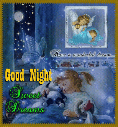 Good Night Sweet Dreams Sleeping Child GIF