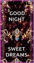 Good Night Sweet Dreams Sparkling Stars GIF