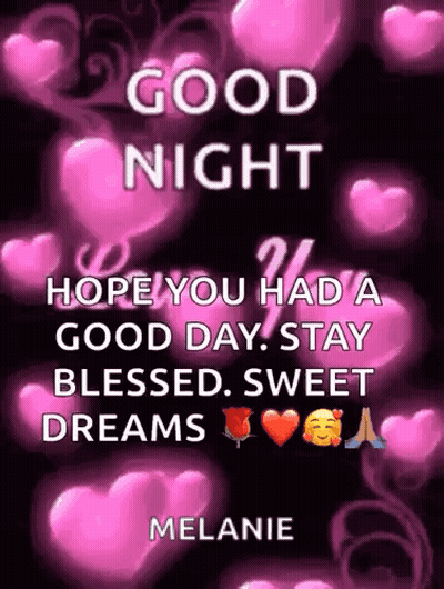 Good Night Sweet Dreams Stay Blessed GIF