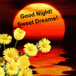Good Night Sweet Dreams Sunset View