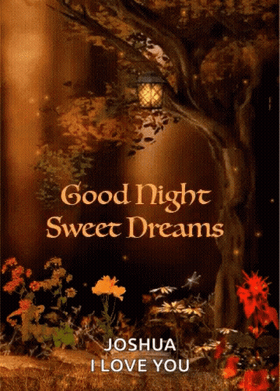 Good Night Sweet Dreams Tree Flowers GIF