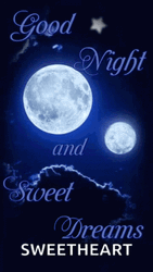 Good Night Sweetheart Sweet Dreams GIF