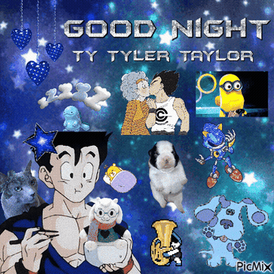 Good Night Tyler Taylor Cartoon Poster GIF