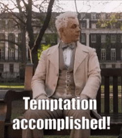 Good Omens Temptation Accomplished GIF