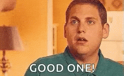 Good One Shocked And Laughing GIF