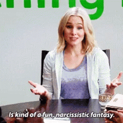 Good Place Eleanor Narcissist Fantasy Meme GIF