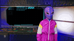 Good Sunday Morning Alien Mascot GIF