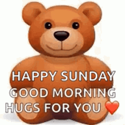 Good Sunday Morning Bear Hug GIF