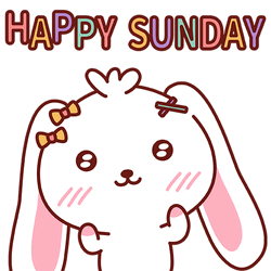 Good Sunday Morning Cute Bunny GIF