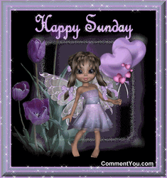 Good Sunday Morning Purple Theme GIF