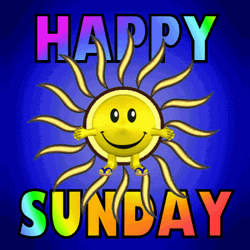 Good Sunday Morning Rainbow Colors GIF