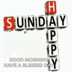 Good Sunday Morning Scrabble GIF