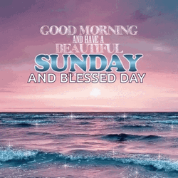 Good Sunday Morning Sparkling Sea GIF