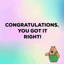 Good Thinking Congratulations Message GIF