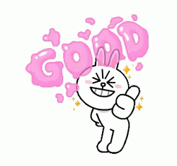 Good Thumbs Up Cony Rabbit GIF