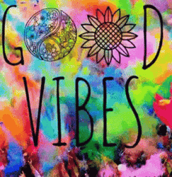 Good Vibes Hippie  GIF