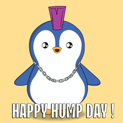 Good Wednesday Hump Morning Pudgy Penguin GIF