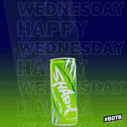 Good Wednesday Morning Shark Soda Can GIF