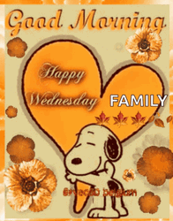 Good Wednesday Morning Snoopy Heart GIF