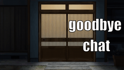 Goodbye Chat Door GIF