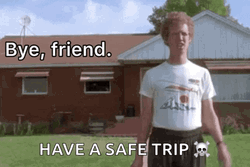 Goodbye Meme Bye Friend Safe Trip GIF