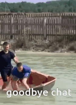 Goodbye Meme Water Drowning Salute GIF