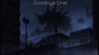 Goodbye On Gray Background GIF
