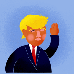 Goodbye Trump Happy And Cute GIF
