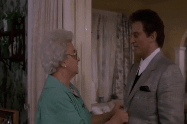 Goodfellas Tommy Devito Kissing Mother On Cheek GIF