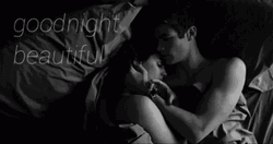 Goodnight Beautiful Couple Hug GIF