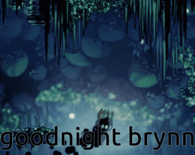 Goodnight Brynn Poster Blue Background GIF