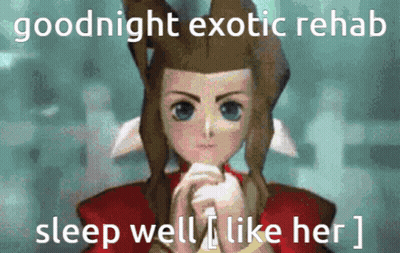 Goodnight Exotic Rehab Sleep Well Girl GIF