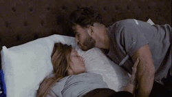 Goodnight Forehead Kiss Sleeping Girlfriend GIF
