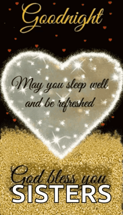 Goodnight Golden Heart Sis Note GIF