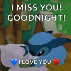 Goodnight I Love You Miss You GIF